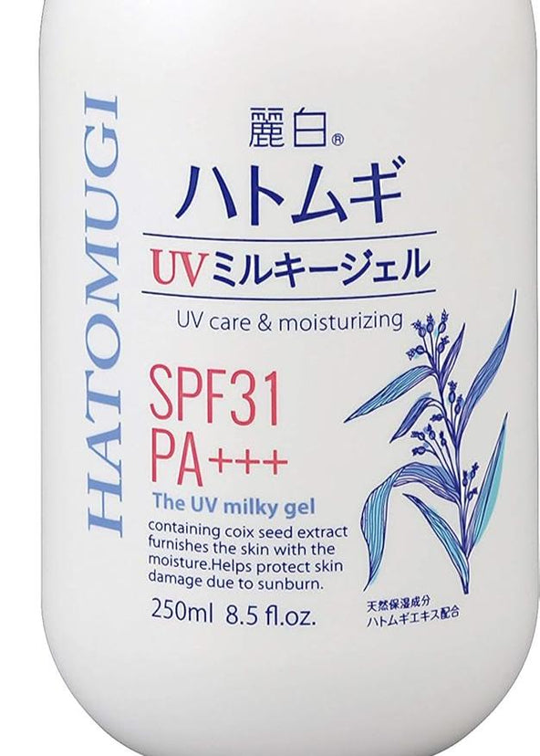麗白 ハトムギ UVミルキージェル ホワイト 250ml